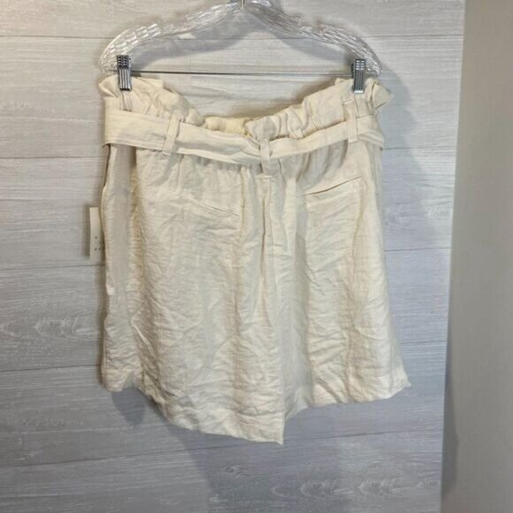 A New Day™ Women's High-Rise Pleat Front Tie Waist Shorts - Picture 5 of 6